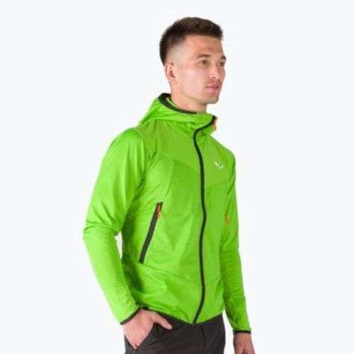 Salewa bărbați Agner Hybrid PL/DST FZ Hoody hanorac polar cu glugă verde 00-0000027371