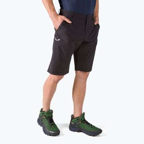 Pantaloni scurți de drumeție pentru bărbați Salewa Talveno DST negru 00-0000027064