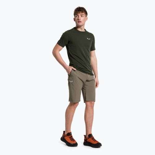 Pantaloni scurți de drumeție pentru bărbați Salewa Talveno DST maro 00-0000027064