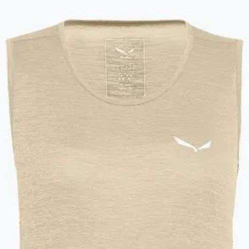 Cămașă de trekking pentru femei Salewa Puez Graphic Dry Tank bej 00-0000027482