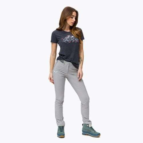 Cămașă de trekking pentru femei Salewa Geometric Dry albastru marin 00-0000027942