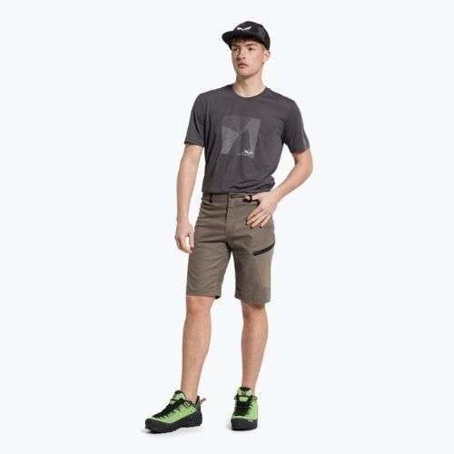 Pantaloni scurți de drumeție pentru bărbați Salewa Lavaredo Hemp Hemp maro 00-0000028033