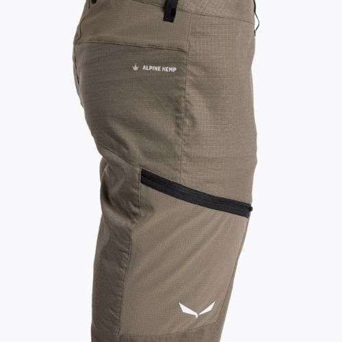 Pantaloni scurți de drumeție pentru bărbați Salewa Lavaredo Hemp Hemp maro 00-0000028033