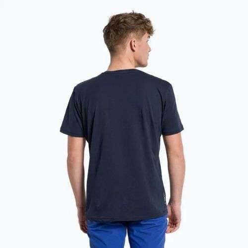 Tricou de trekking pentru bărbați Salewa Alpine Hemp Logo albastru marin 00-0000028132