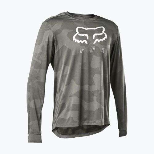 Tricou de ciclism pentru bărbați FOX Ranger Tru Dri gri LS 28863