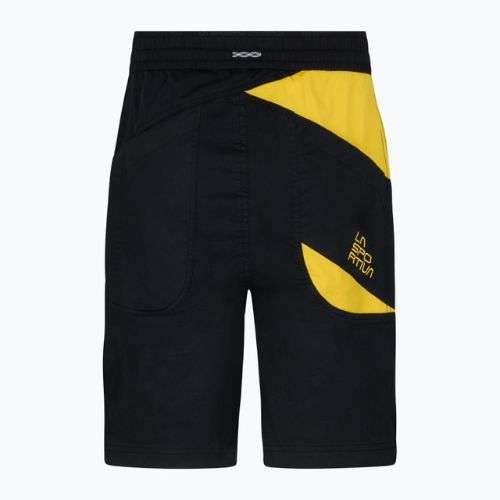 Pantaloni scurți de alpinism pentru bărbați La Sportiva Bleauser negru N62999100