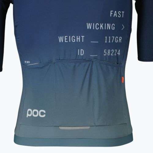Tricoul de ciclism pentru bărbați POC Pristine Print gradient turmaline navy