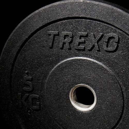 Greutate bumper de olimpiadă XTREXO neagră TRX-BMP005 5 kg