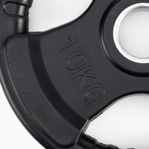 Greutate din fontă cauciucată XTREXO czarne RW10 10 kg