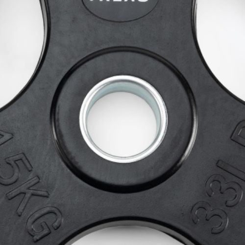 Greutate din fontă cauciucată XTREXO czarne RW15 15 kg