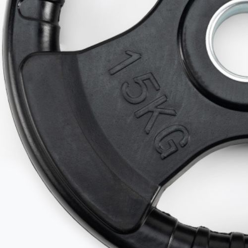 Greutate din fontă cauciucată XTREXO czarne RW15 15 kg