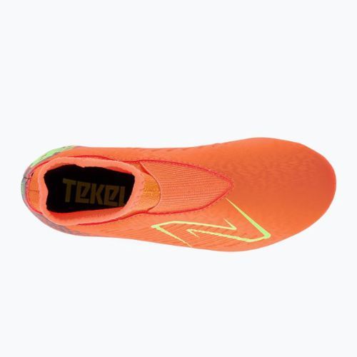 Ghete de fotbal pentru copii New Balance Tekela V4 Magique FG JR neon dragonfly