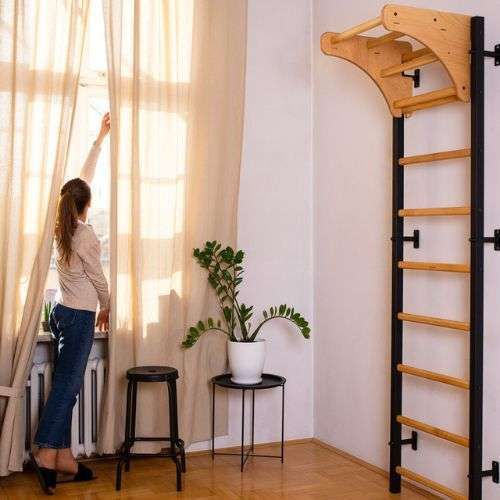 BenchK scara de gimnastică negru BK-711B