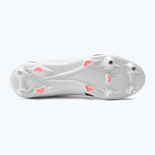 Cizme de fotbal PUMA Ultra Play MXSG pentru bărbați puma alb/puma negru/fire orchid