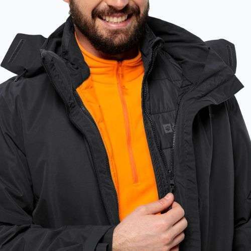 Jack Wolfskin bărbați de drumeție fără mâneci Lapawa Ins negru
