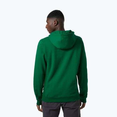 Tricou de trekking pentru bărbați Helly Hansen F2F F2F Hoodie din bumbac organic malachite