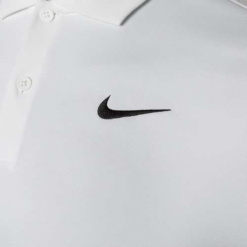 Tricou de tenis pentru bărbați Nike Court Dri-Fit Polo Solid white/black