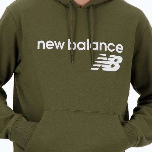 Bluză pentru bărbați New Balance Core Fleece Hoodie dark moss