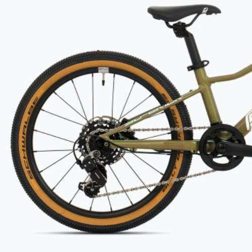 Bicicletă pentru copii Superior F.L.Y. 20 DB matte olive metallic/hologram chrome