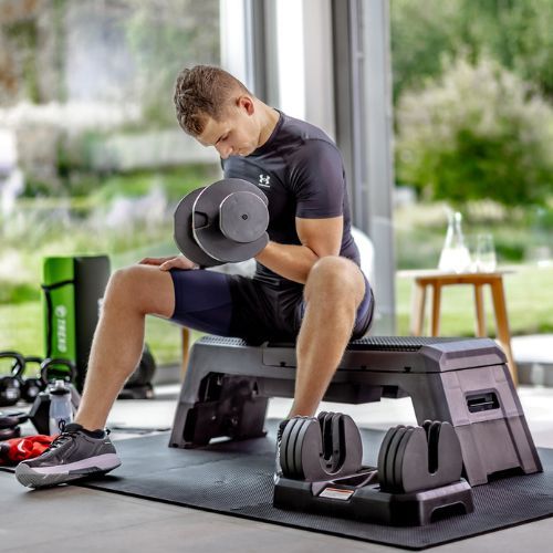 Halteră reglabilă TREXO TXO-B4W005 32 kg negru