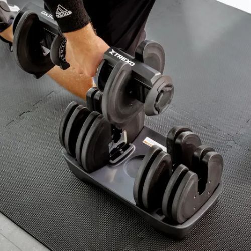 Halteră reglabilă TREXO TXO-B4W001 40 kg negru