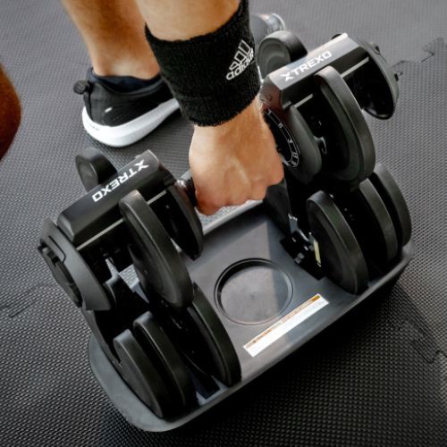 Halteră reglabilă TREXO TXO-B4W003 18 kg negru