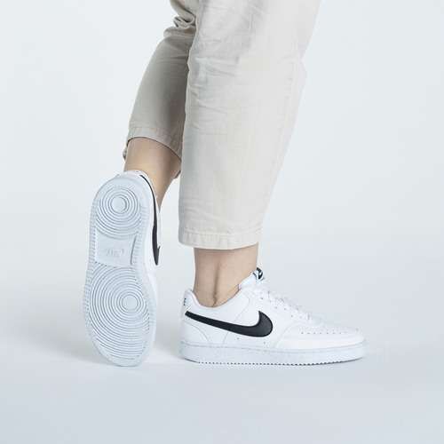 Încălțăminte pentru femei Nike Court Vision Low Next Nature white//white/black