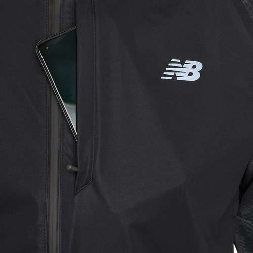 Geacă de alergare pentru bărbați  New Balance Seasonal Premium Print black