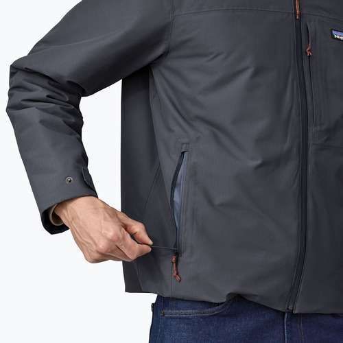 Geacă cu puf pentru bărbați Patagonia Windshadow smolder blue