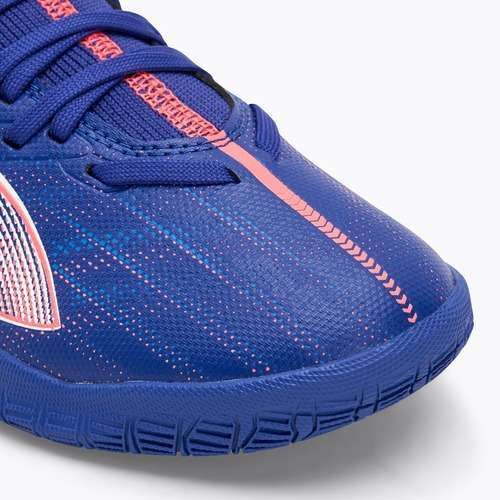 Încălțăminte de fotbal pentru copii PUMA Ultra 5 Match It + Mid Jr lapis lazuli/puma white/sunset glow