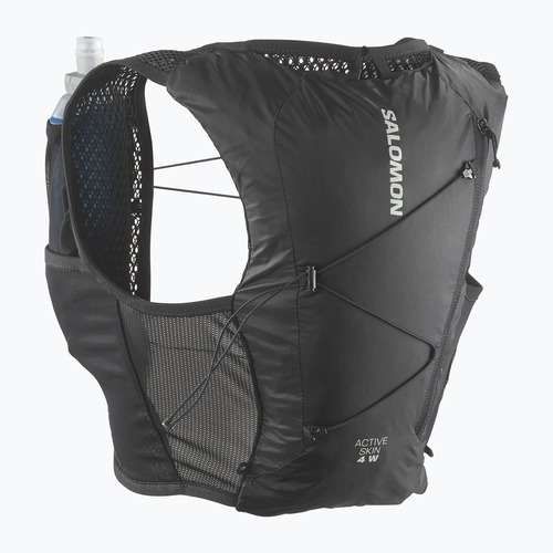 Vestă de alergare pentru femei Salomon Active Skin 4 black/metal