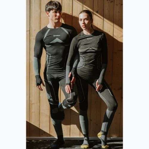 Set de lenjerie termoactivă pentru bărbați OneTeam Achill Set negru