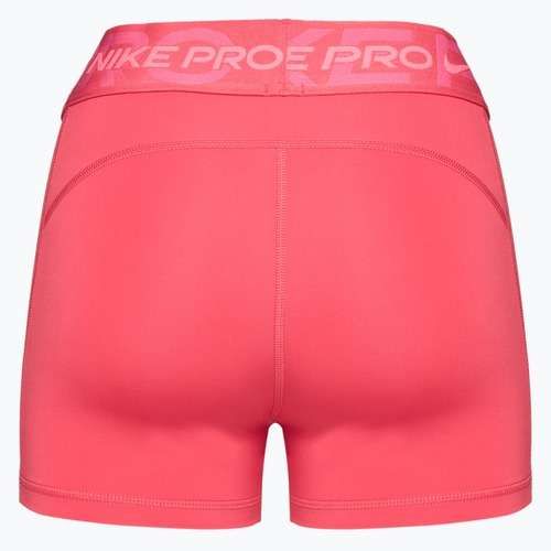 Pantaloni scurți de antrenament pentru femei Nike Pro Mid Rise 3" aster pink/pinksicle/hot punch/white
