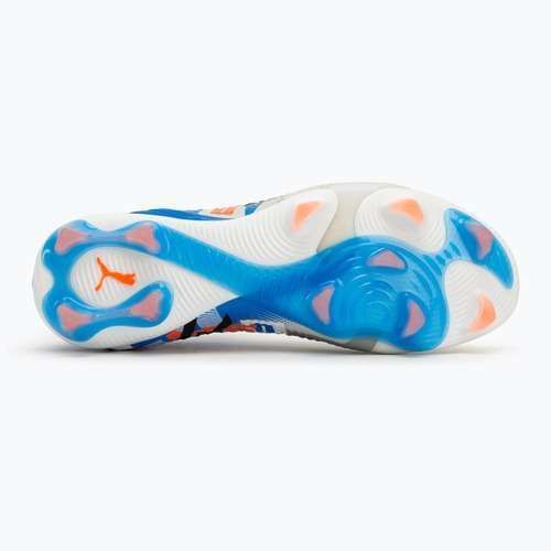 Încălțăminte de fotbal pentru bărbați  PUMA Future 8 Ultimate Forever FG white/ultra blue/feather gray/puma black/glowing red