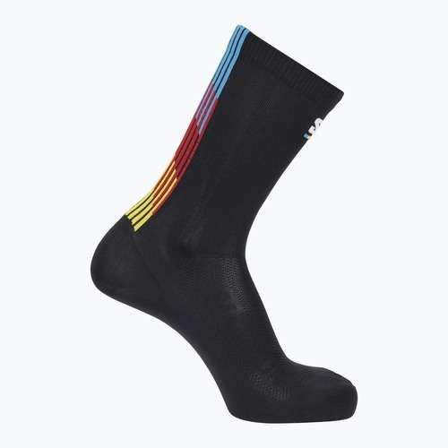 Șosete Salomon Pulse Race Flag Crew black