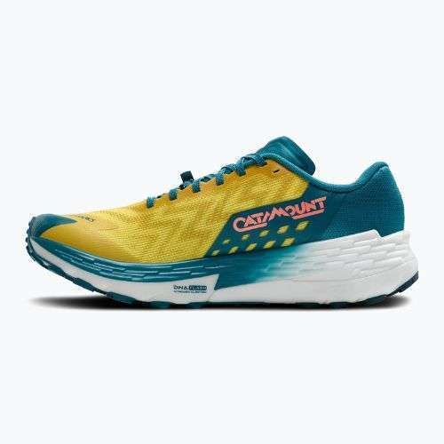 Încălțăminte  de alergare pentru bărbați Brooks Catamount 4 quince/ celestial/neo ember