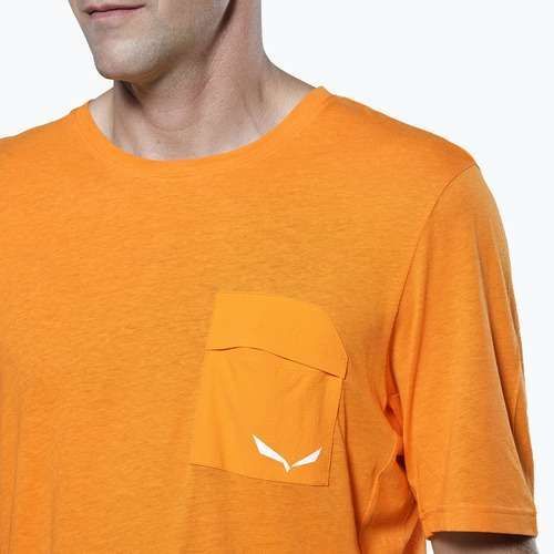 Tricou de trekking pentru bărbați  Salewa Agner Hemp/Dst turmeric