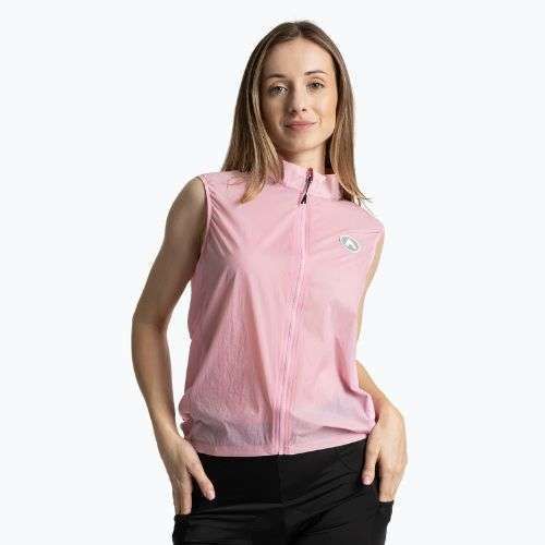 Vestă de ciclism pentru femei ATTABO Cahayo Vest Windproof różowy