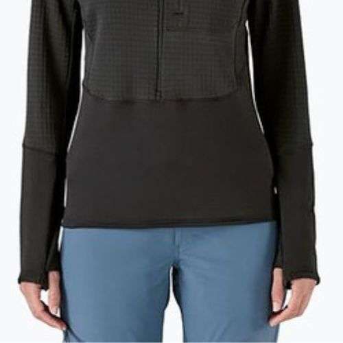 Geacă softshell pentru femei Patagonia R1 Hybrid Pullover Hoody black