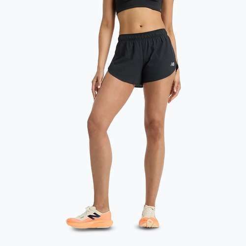 Pantaloni scurți de alergare pentru femei New Balance Rc Ultra Light negru