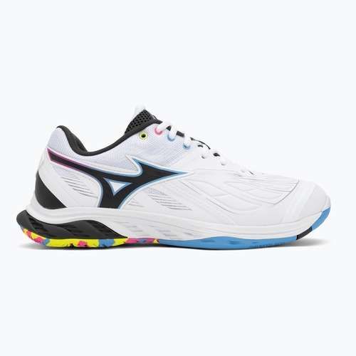 Încălțăminte de badminton Mizuno Wave Fang 2 white/pink tetra/all abroad