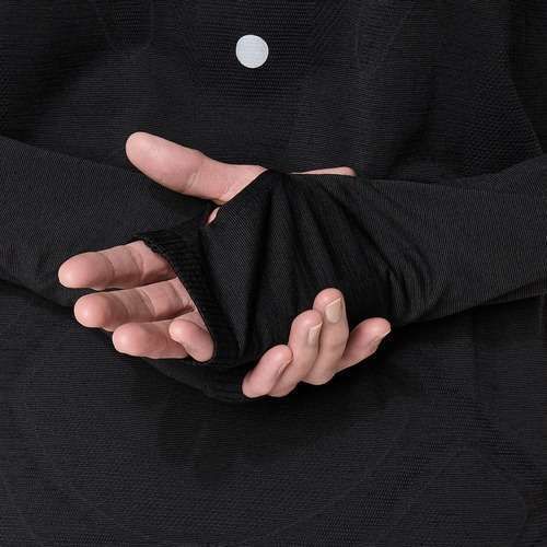 Longsleeve de alergare pentru femei ASICS Road Winter Seamless performance black