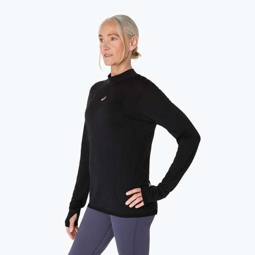 Longsleeve de alergare pentru femei ASICS Road Winter Seamless performance black