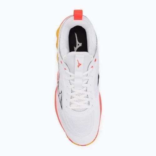 Încălțăminte de volei Mizuno Wave Luminous 3 white/fiery coral 2/citrus