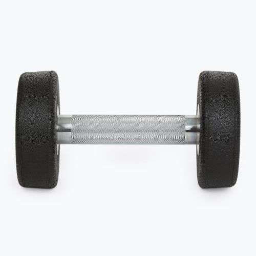 Gantera din fontă cauciucată XTREXO Pro 4 kg black