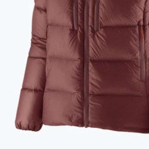 Geacă de puf pentru femei Patagonia Fitz Roy Down Hoody dark ruby w / sizzle red