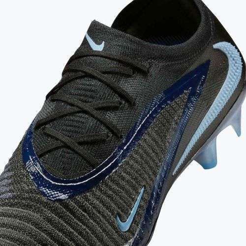 Încălțăminte de fotbal pentru bărbați Nike Phantom 6 Low Elite FG black/black