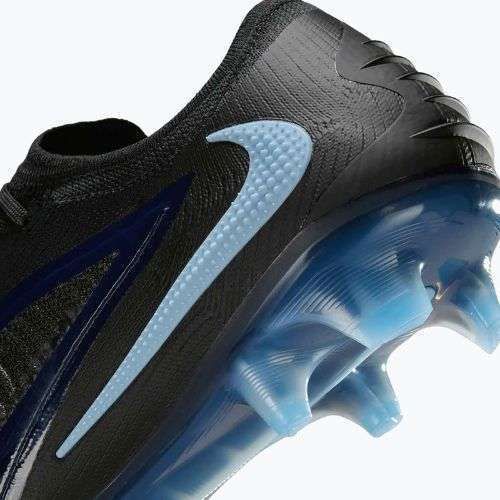 Încălțăminte de fotbal pentru bărbați Nike Phantom 6 Low Elite FG black/black