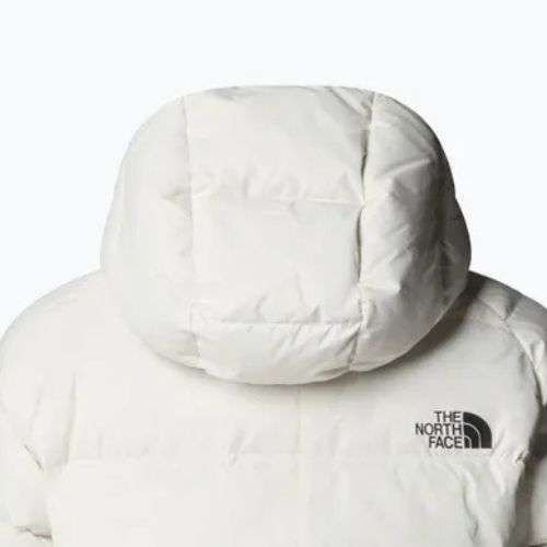 Geacă cu puf pentru femei The North Face Hyalite Down Hoodie white dune