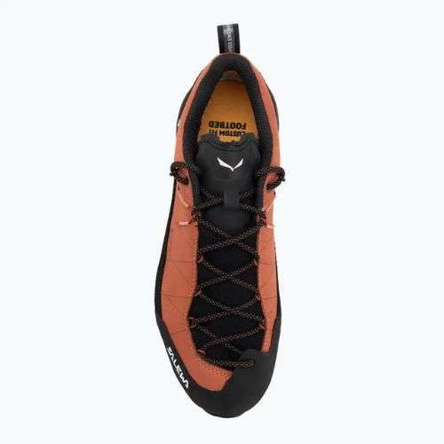 Încălțăminte de abordare pentru femei Salewa Wildfire Leather 2 GTX etruscan red/black